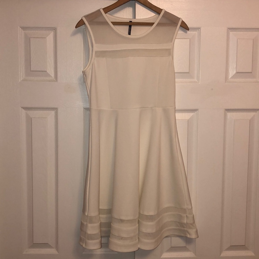 White Skater Dress